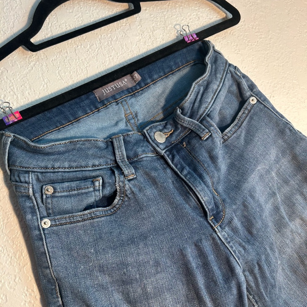 Just USA 🇺🇸 Women's Skinny Blue Jeans - Picture 2 of 5